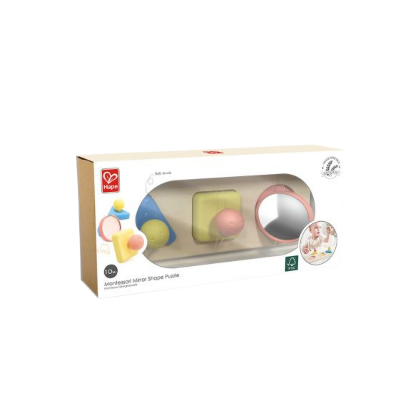 Puzzle Formas Geométricas Espejo Montessori