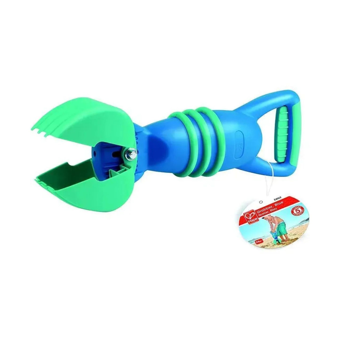 Pala Grabber Recolectora Azul para arena