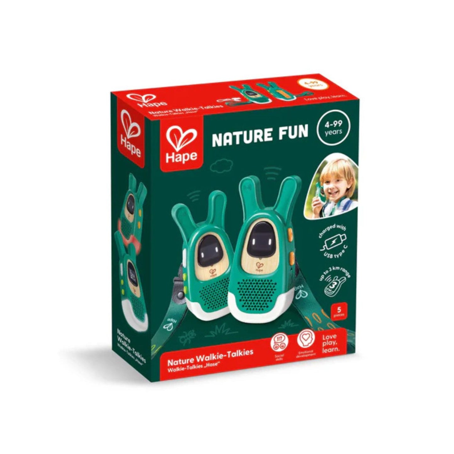 Walkie-talkies Naturaleza Hape