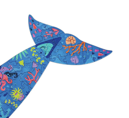 Puzzle de suelo Ballena Jorobada Brillante