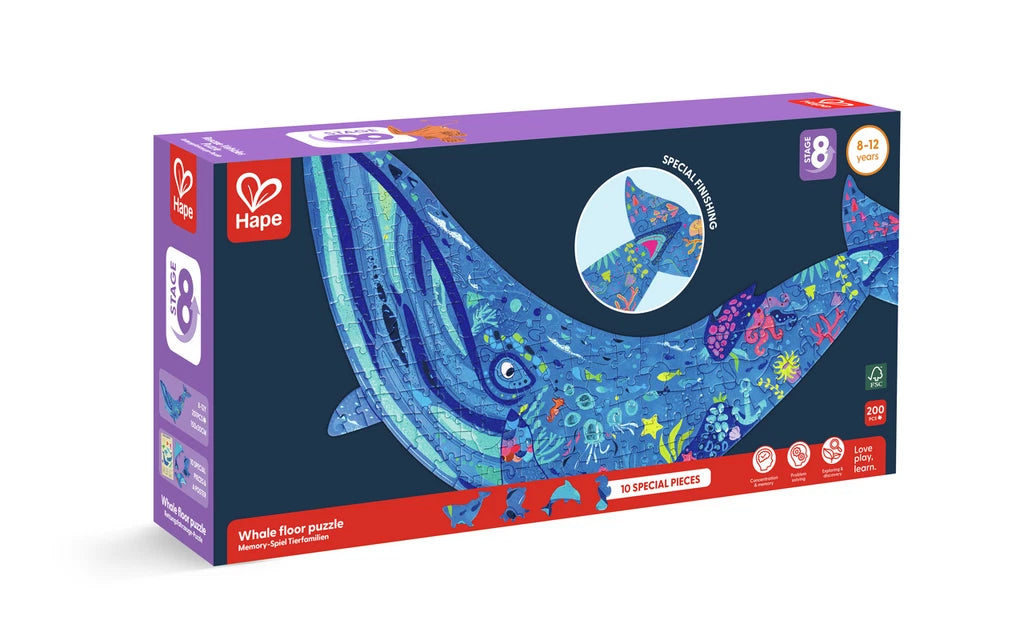 Puzzle de suelo Ballena Jorobada Brillante