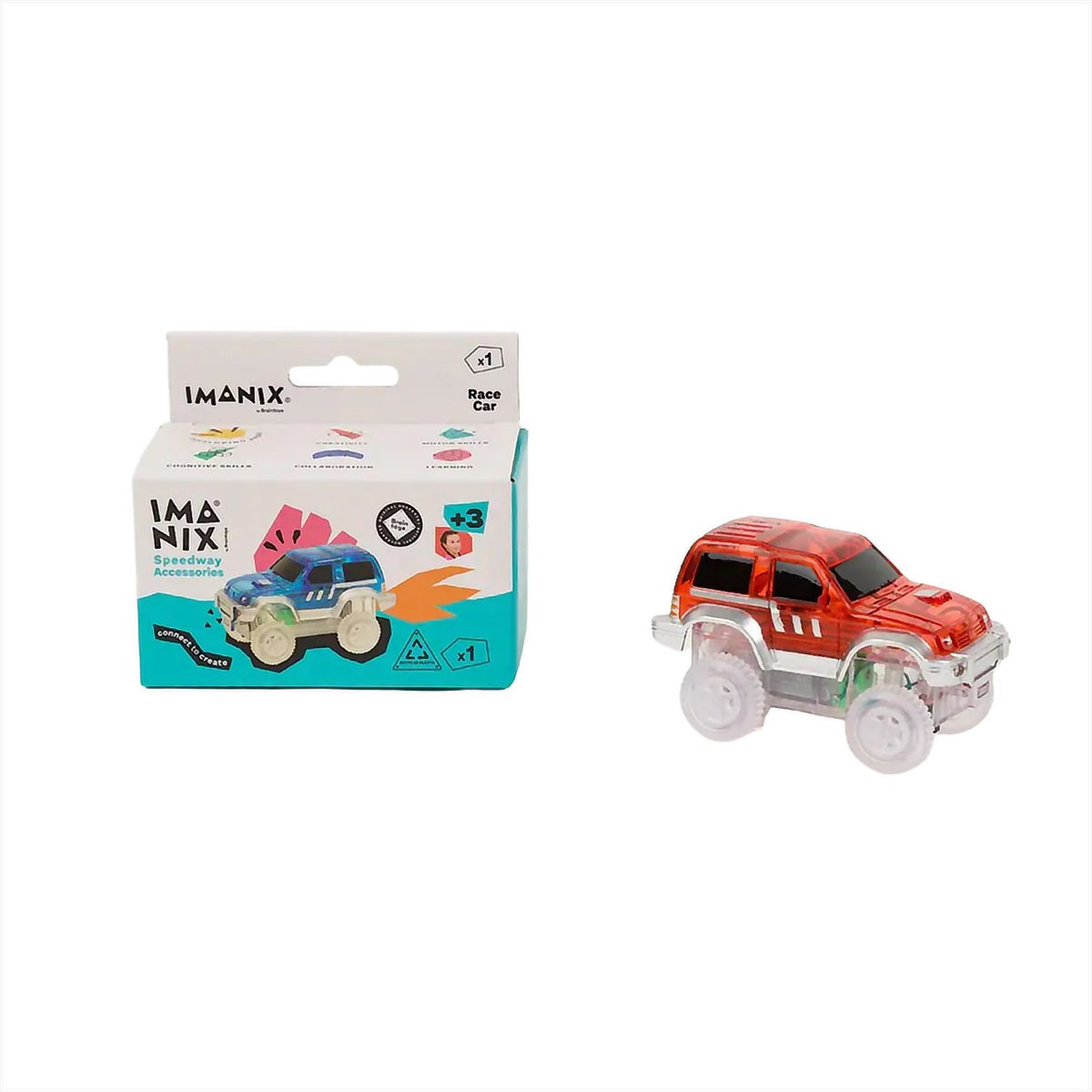 Imanix Auto de Repuesto para Pista - Rojo