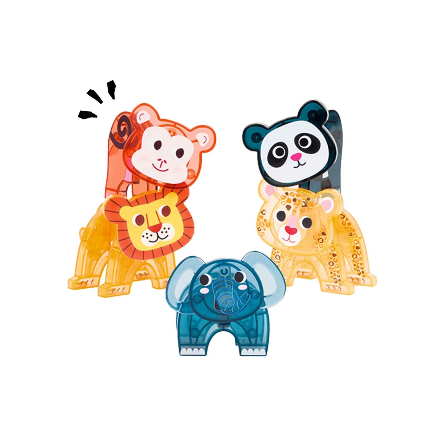 Qué es Set de Animales Magnéticos Jungla - 5 Piezas