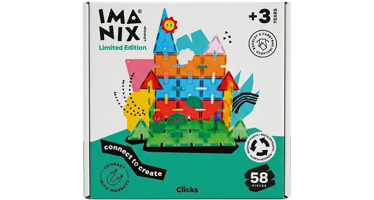 Imanix Bloques Magnéticos Clicks - 58 Piezas