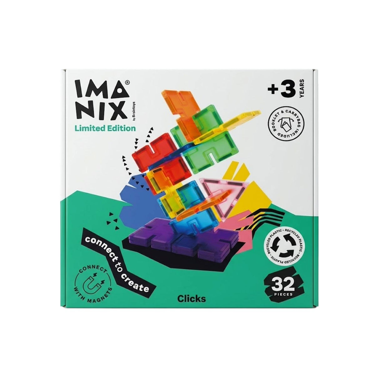 Imanix Bloques Magnéticos Clicks - 32 Piezas
