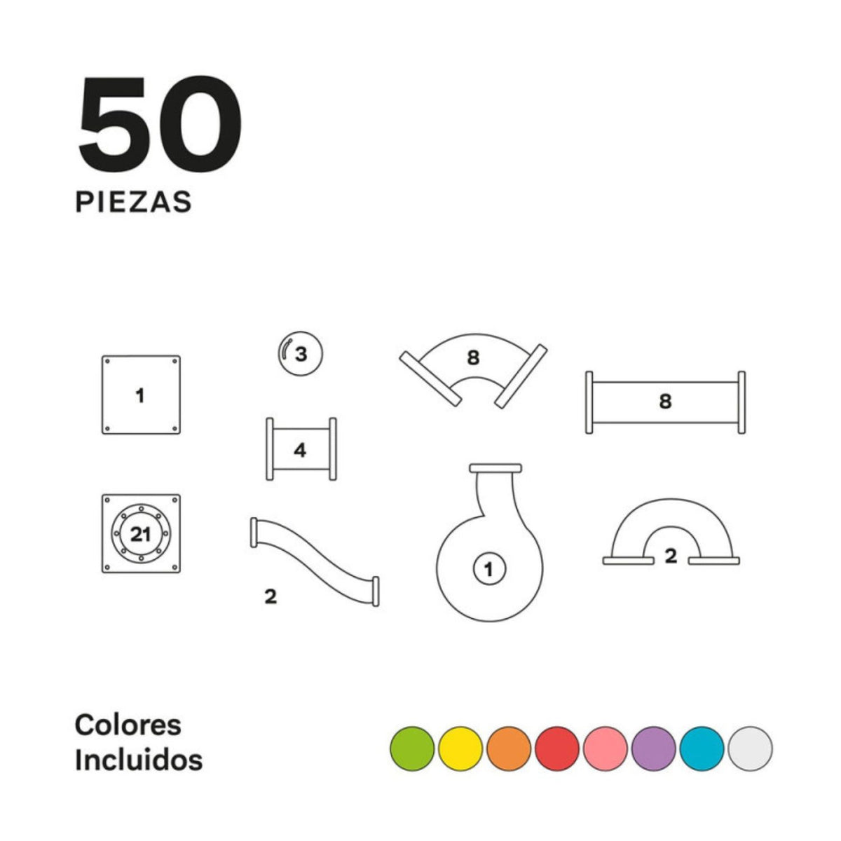 Imanix Tobogán - 50 Piezas