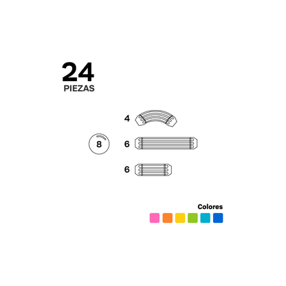 Imabars 24 piezas