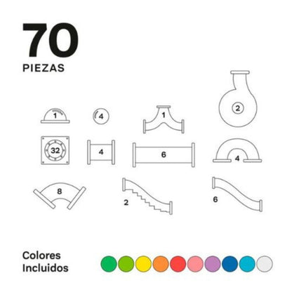 Imanix Tobogán - 70 Piezas