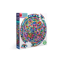 Puzzle 500 Round - Triangle Pattern