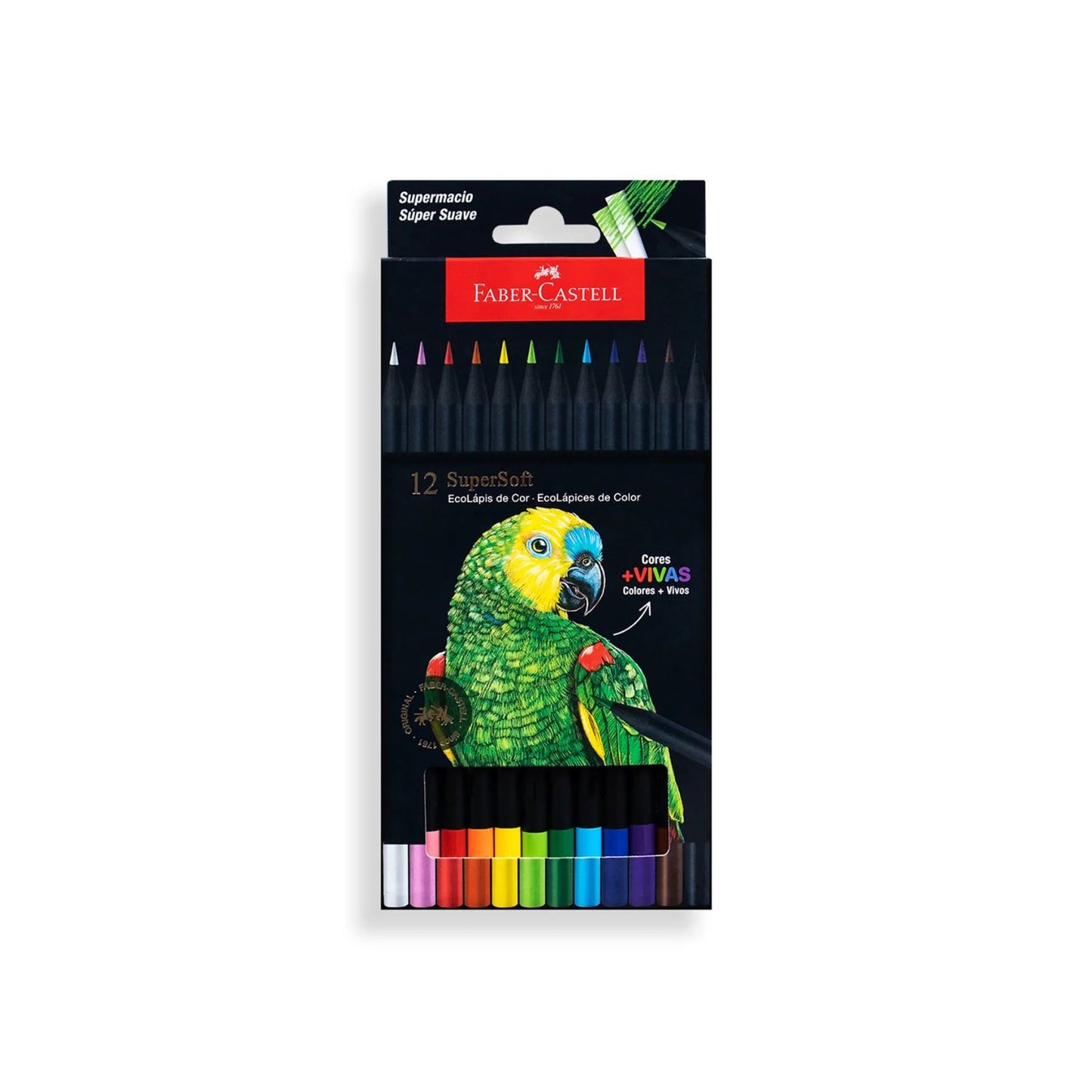 Lápices de colores Supersoft - 14 unidades