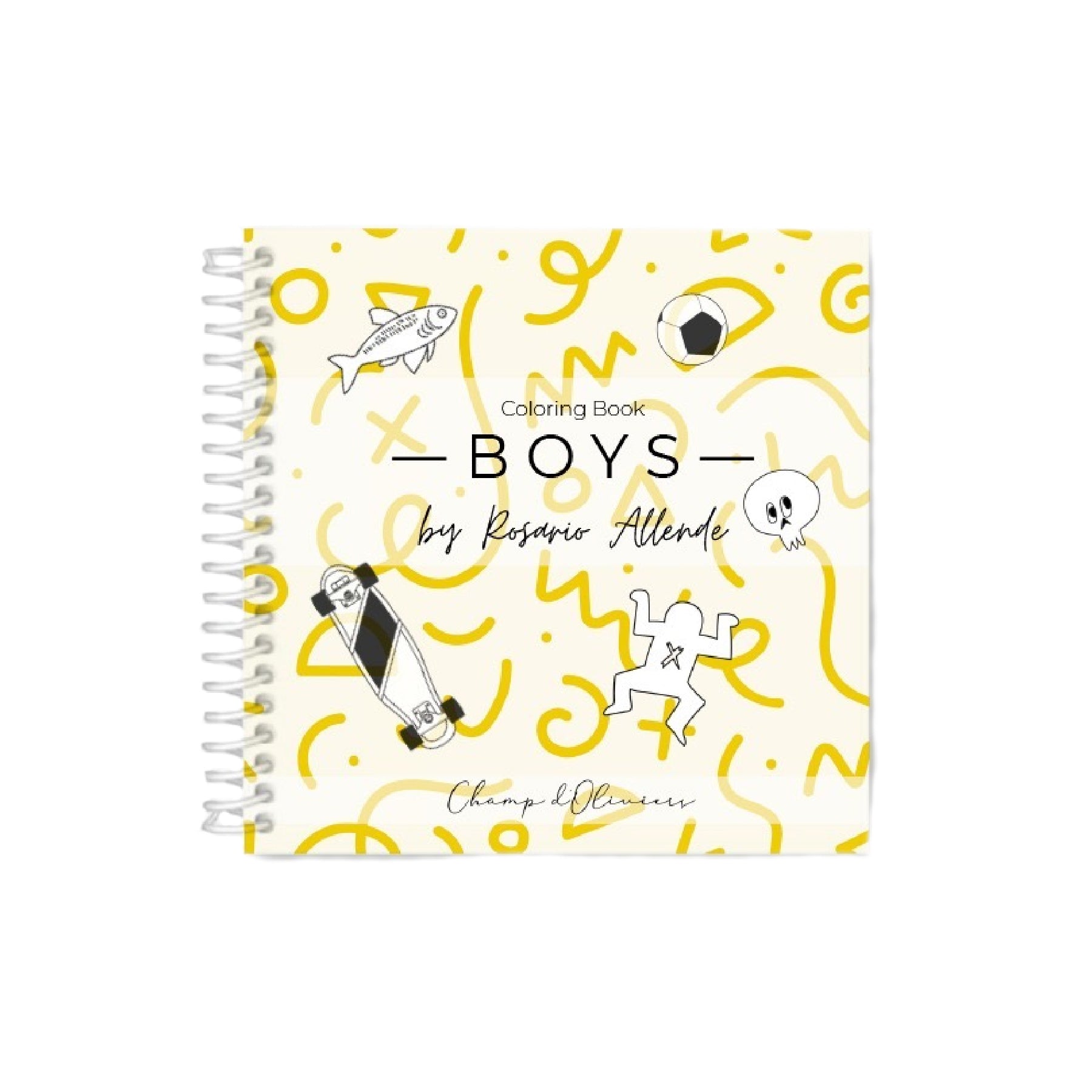 Boys - libro para pintar
