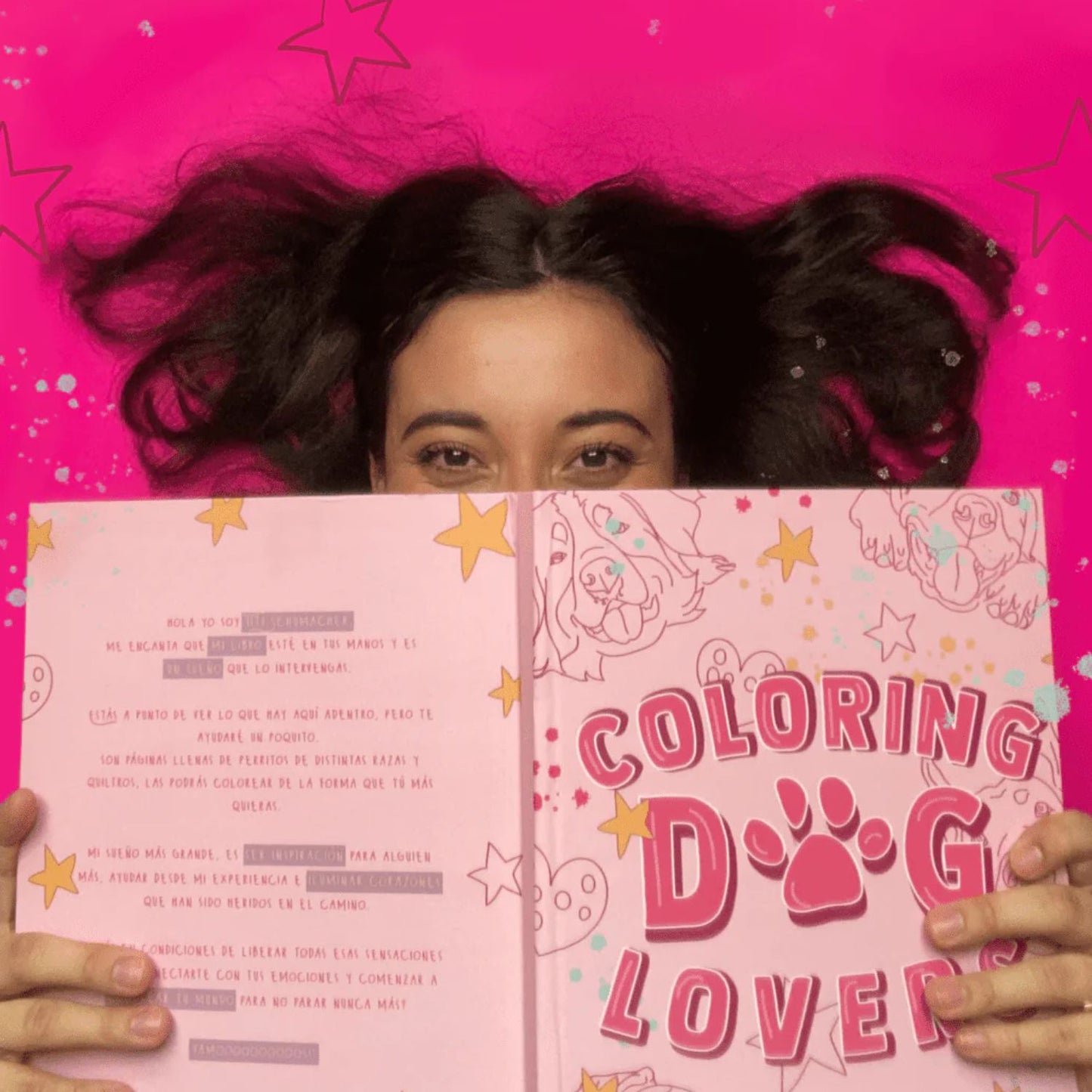 Libro para pintar Coloring Dog Lovers