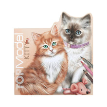 TOPModel - Libro para Colorear Kitty y Doggy con Stickers