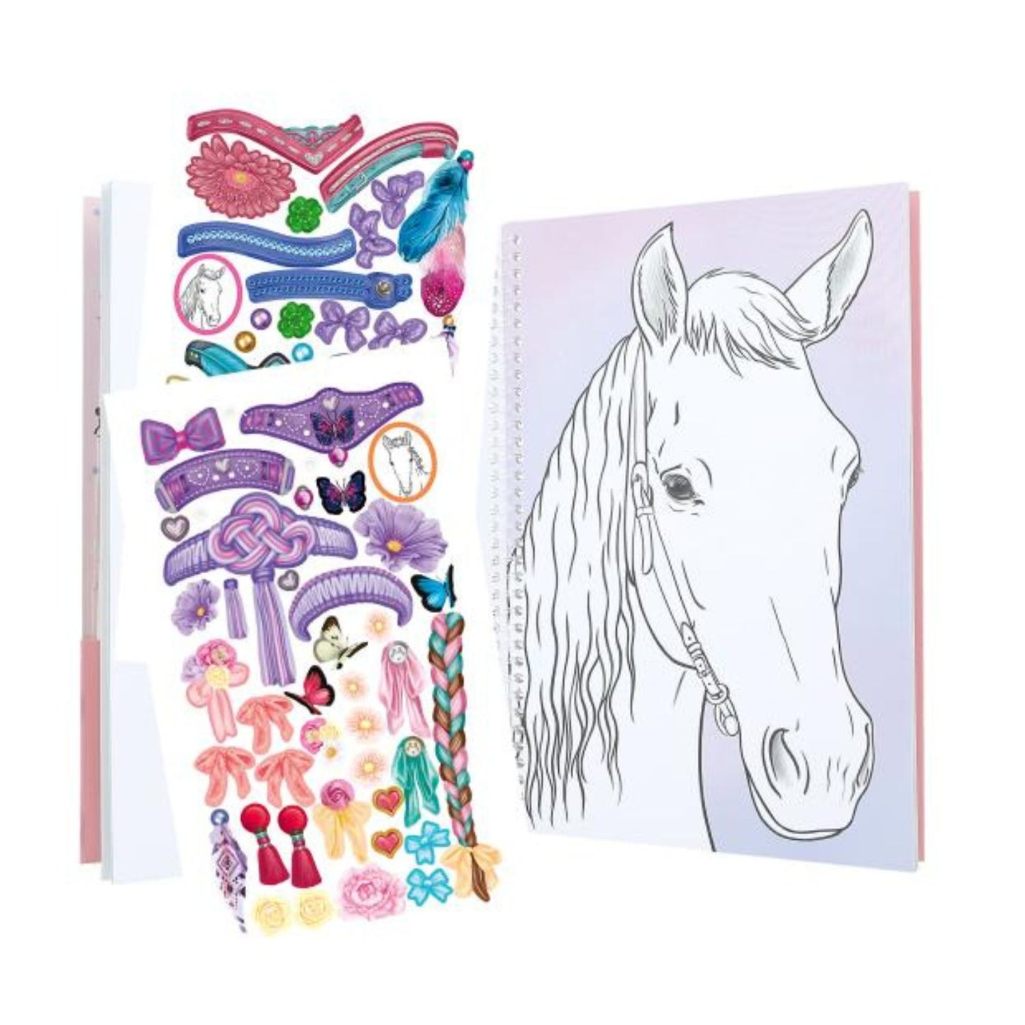 Libro Crea y Pinta tus caballos Top Model