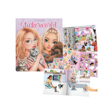 Pad de stickers reutilizables gatitos y perritos Top Model