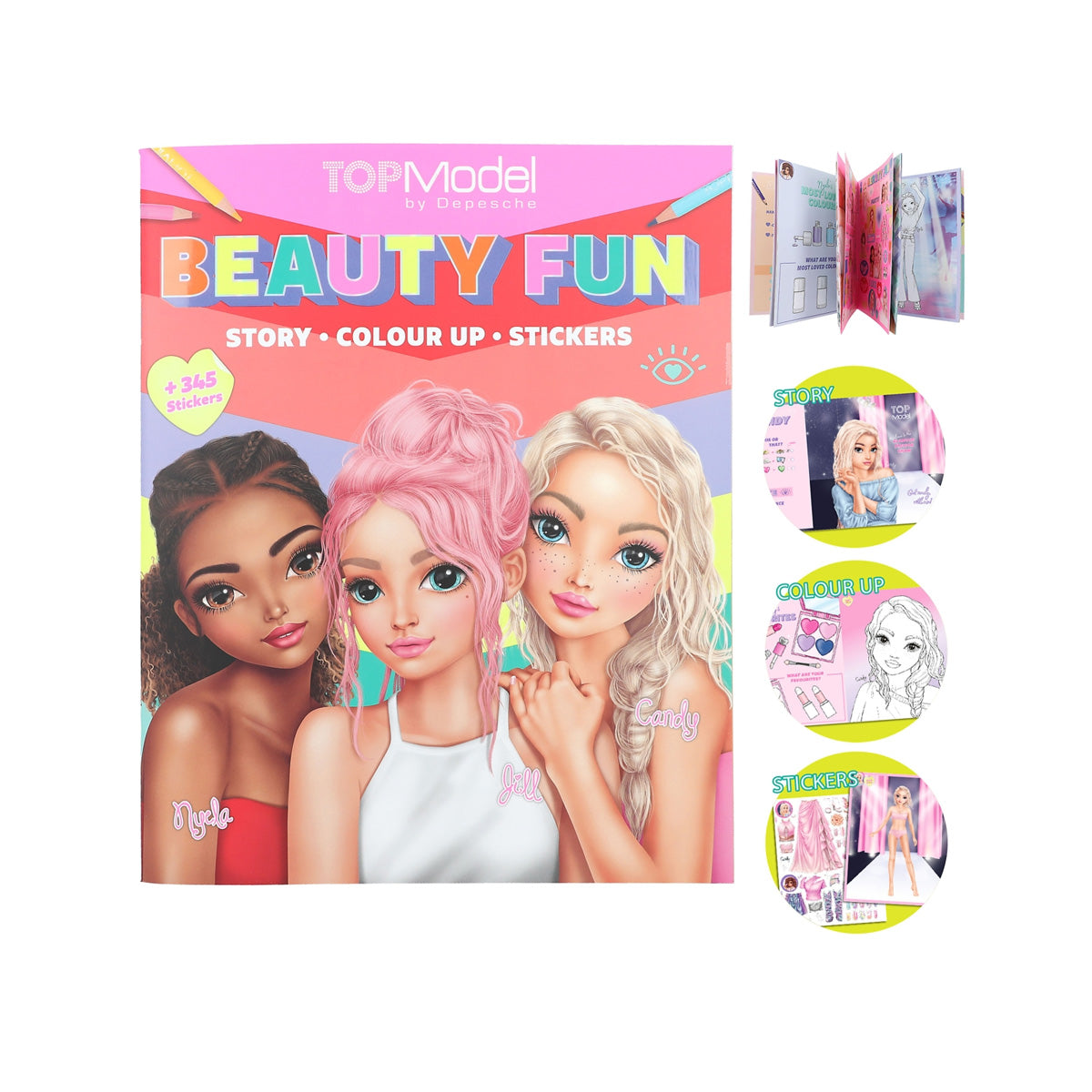 TOPModel libro para colorear BEAUTY FUN