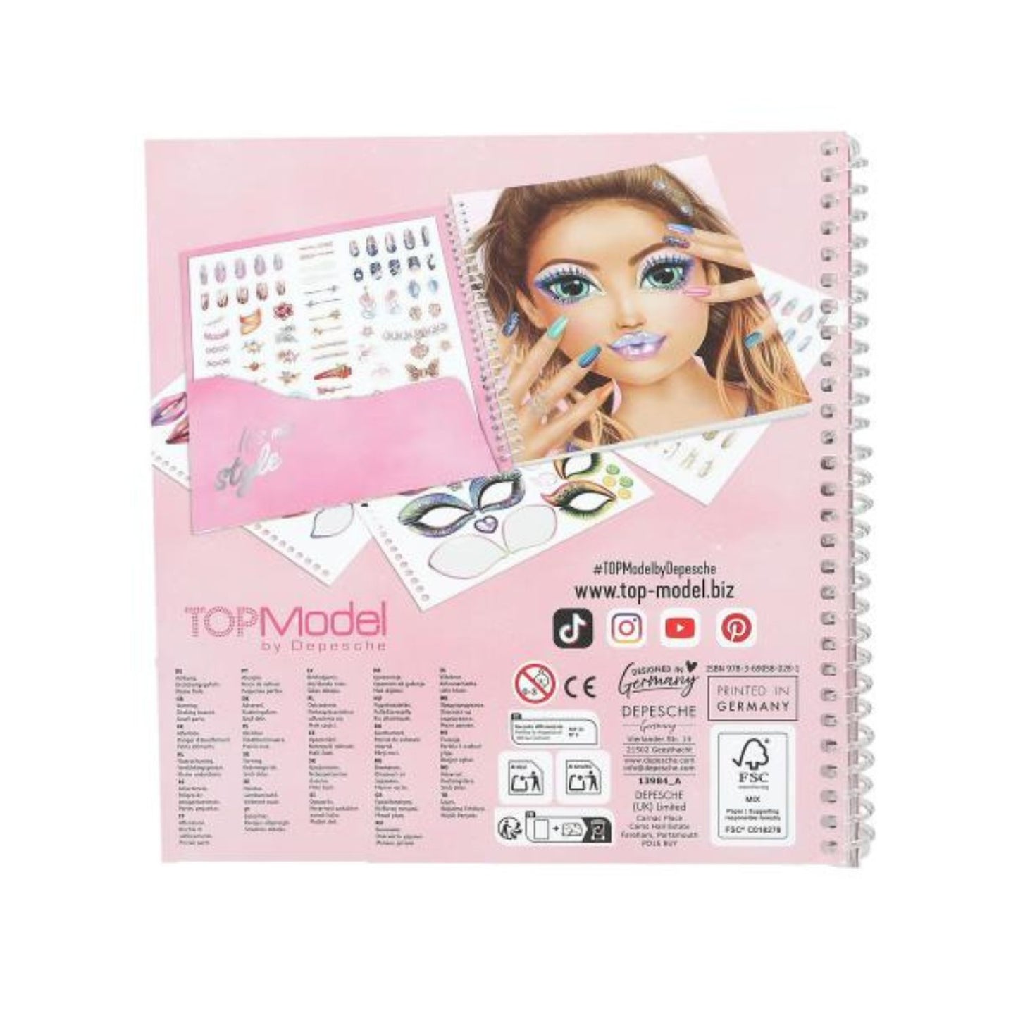 TopModel - Maquillaje y uñas Con Stickers