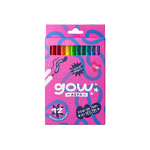 Marcadores Gow Aqua- 12 marcadores doble punta