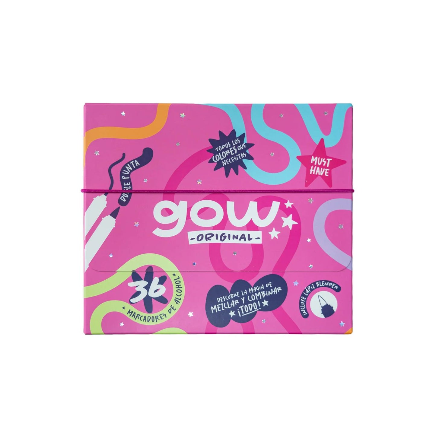 Marcadores Gow Original - 36 marcadores doble punta