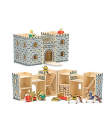 Castillo de madera gris