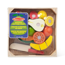 Set frutas de madera