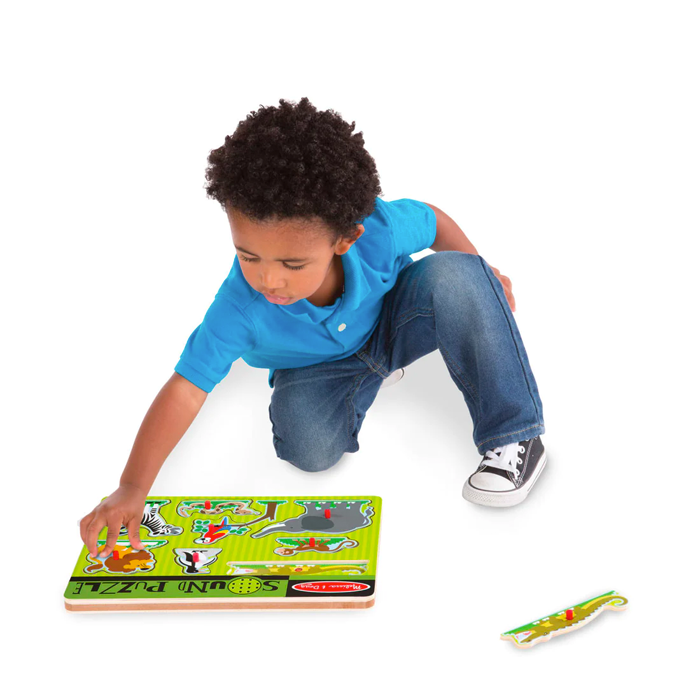 Puzzle con sonido - Animales del zoologico