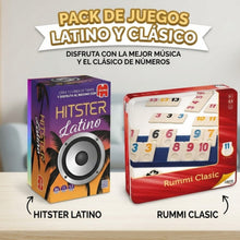 Pack Juegos De Mesa Hitster Latino + Rummi clasic