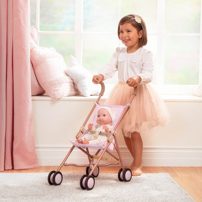 Pack Vamos de Paseo · Muñeca LullaBaby + Coche Plegable