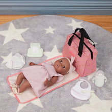 Pack Muñeca LullaBaby 35 cm + Set Bolso Mudador con Accesorios