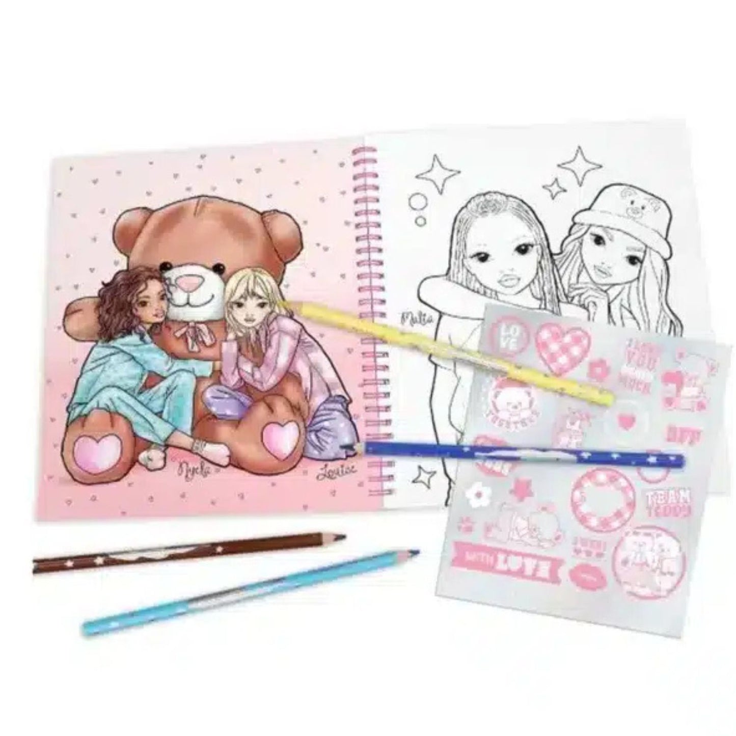 Libro para colorear Team Teddy TopModel