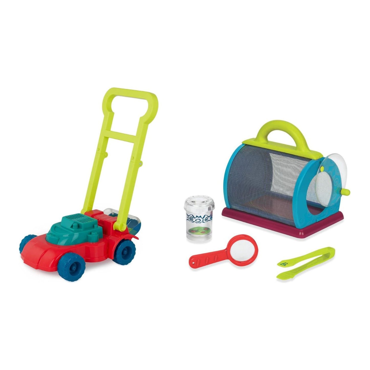 Pack Aire Libre · Cortadora de Pasto + Kit de Exploración de Insectos