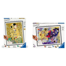 Pack CreArt Pinta por Números · Klimt El Beso + Kandinsky