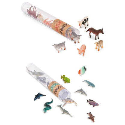 Pack Figuras Terra · Animales de Granja + Animales Marinos
