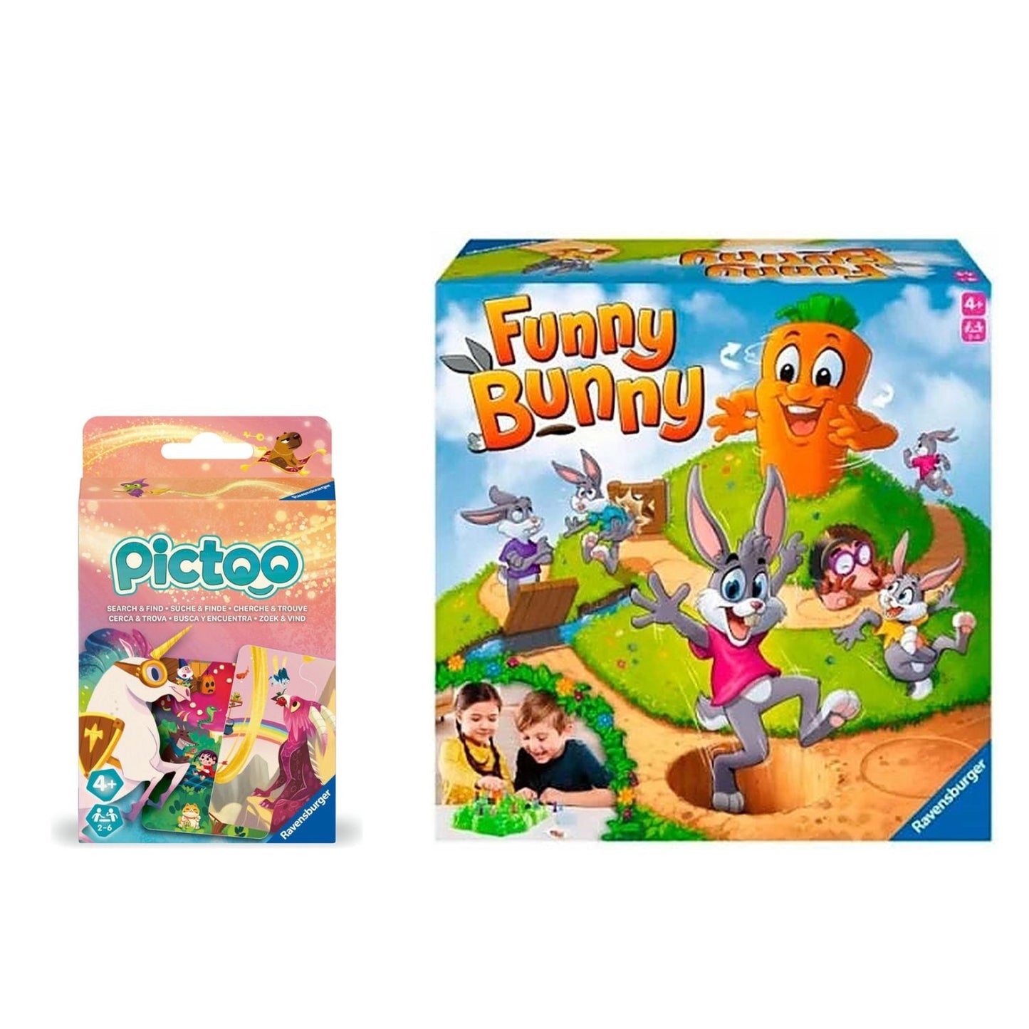 Pack Juegos de Mesa · Pictoo Fantasy + Funny Bunny