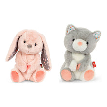 Pack Peluches B. Toys · Conejo Butterscotch + Gato Cloudy Cosmo