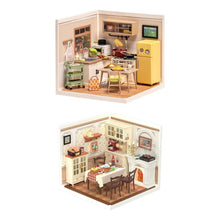 Pack Rolife Miniaturas · Cocina + Comedor Familiar