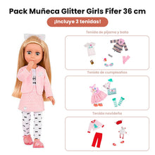 Pack Muñeca Glitter Girls Fifer 36 cm + 3 Tenidas