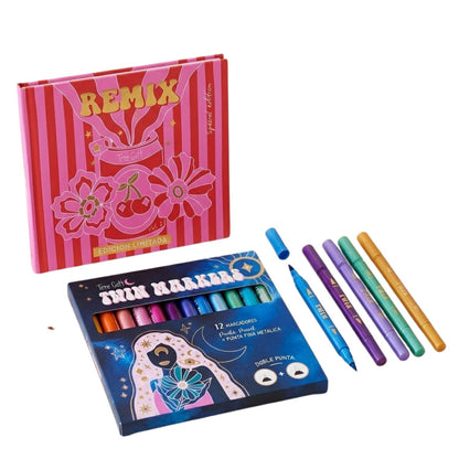 Pack Creativo Tere Gott Libro Remix + Marcadores Twin Markers