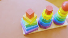 Set figuras de madera para apilar