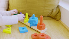 Tablero para apilar y clasificar de madera