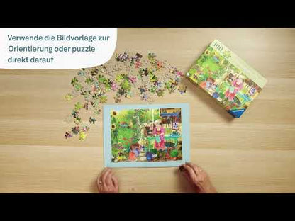 Puzzle Jardinería – 100 piezas - Especial Tercera Edad