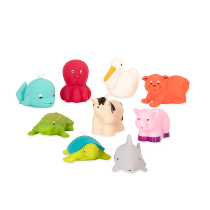 Set animales para el agua - Amigos marinos (9u)