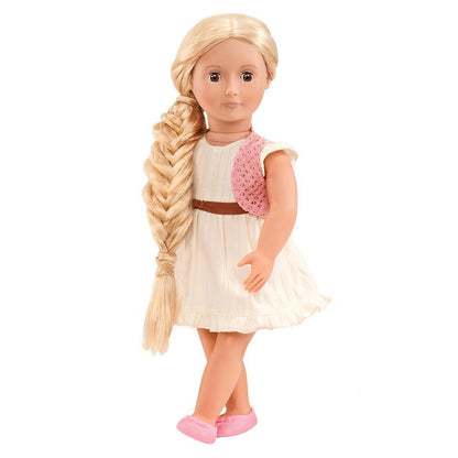 Muñeca Phoebe - Crochet - Juguetería Caramba
