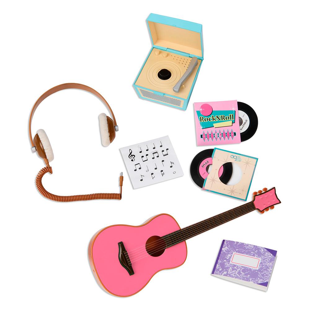 Set accesorios música retro