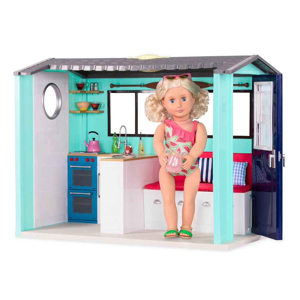 Casa en la playa con accesorios - Juguetería Caramba