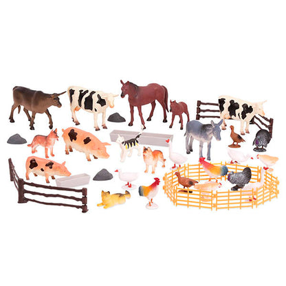 Balde Animales de la Granja y Accesorios - 58 piezas