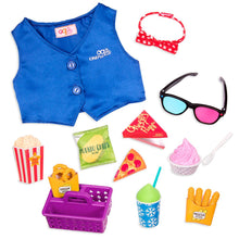 Set accesorios snacks de película
