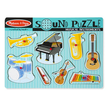 Puzzle con sonido - Instrumentos musicales