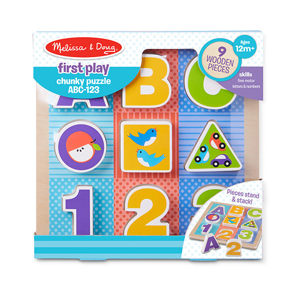 Puzzle encaje - Letras y números
