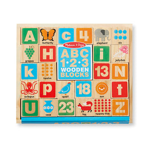 Cubos de madera ABC-123